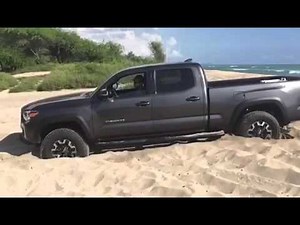 2016 Tacoma crawl control in soft Hawaii sand.