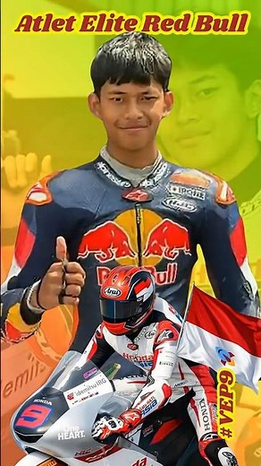 Veda Ega Pratama, Satu satunya Pembalap Indonesia yang Jadi Atlet Elite Red Bull #moto3 #motogp