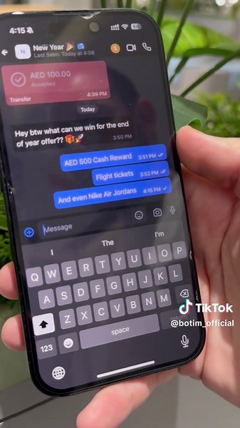 🌟 Send money internationally with Botim and WIN big! Here’s what’s up for grabs: 🔸 AED 500 cash reward. 🔸 Round-trip tickets to visit your loved ones. ✈️❤️ 🔸 Nike Air Jordans. 👟🔥 Hurry—offer ends January 2nd! ⏳ Start transferring now and make it count! 🌍💸 #Botim #moneytransfers