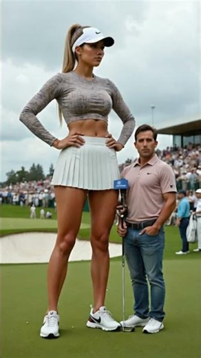 Tallest Golfer Stuns The Crowd On The Course! Ep.117 #golf #short #tallwomen #sports