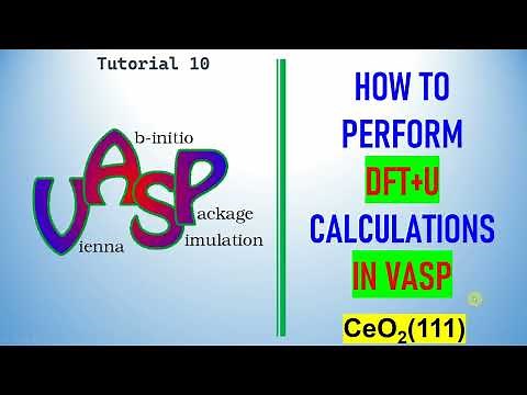 How to Perform DFT+U Calculations in VASP