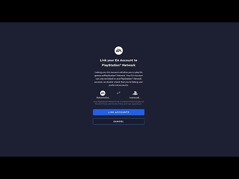 How to Link Playstation Account to EA