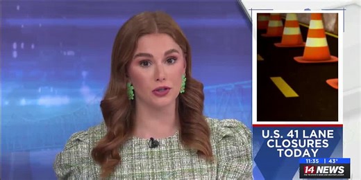 U.S. 41 lane closures begin between Princeton and Toyota