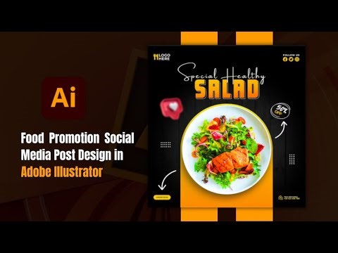 How to Master Food Promotion Social Media Post Design in Adobe Illustrator