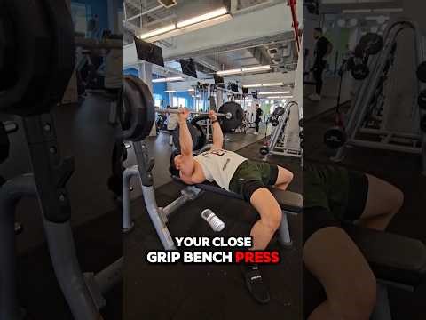 How to close grip bench press for strength and size