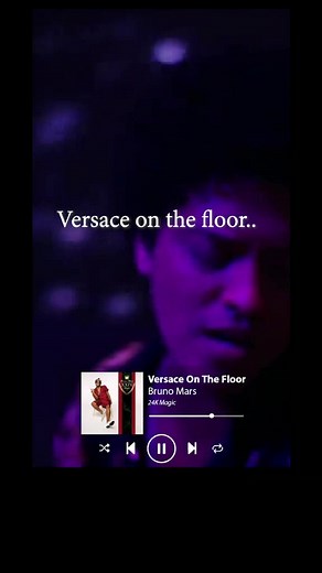 Bruno Mars Versace on the Floor Music Video