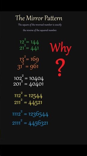 Why Do These Numbers Mirror Each Other? The Math Secret Hiding in Plain Sight