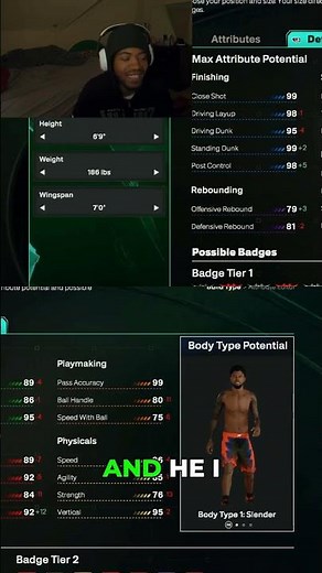 My Friend's NBA 2K26 Build Blew My Mind!😳 #2K26 #NBA2K26 #BestSFBuild