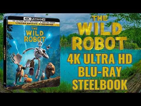 The Wild Robot 4K Ultra HD + Blu-ray + Digital Limited Edition Steelbook