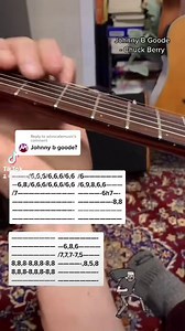 Johnny B. Goode intro guitar solo #johnnybgoode #chuckberry #guitarsolo #fyp #foryoupage | Jamparkguitar