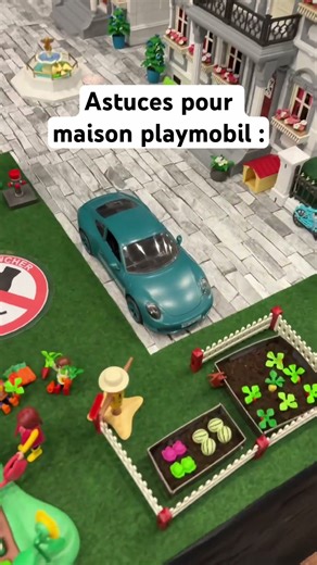 Je partage des astuces pour ta maison playmobil en exposition #diorama #astuce #miniature