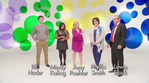 Meet the cast of Disney Pixar's Inside Out: Amy Poehler as Joy, Bill Hader as Fear, Mindy Kaling as Disgust, Phyllis Smith as Sadness, and Lewis Black as Anger. | Disney