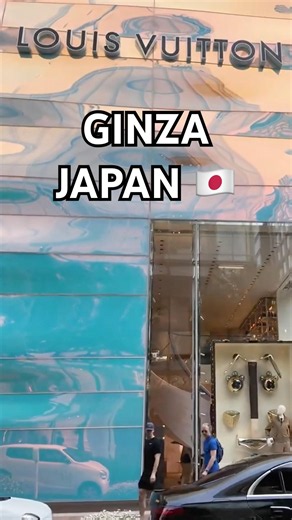 Walking Tour at Ginza Shopping District, Japan! 🇯🇵✨ #shorts #japan #japantravel