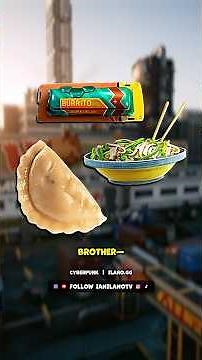 What You're REALLY Eating in Cyberpunk 🍈🍌 #Cyberpunk #Shorts