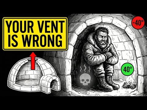 The Physics of Igloos: How a Hole in the Roof Keeps You Warm