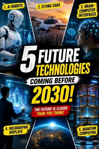 5 Future Technologies Coming Before 2030