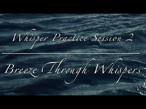 Whisper Practice Session 2 - Soft British ASMR Whisper Routine (5 Whisper Styles for Ocean Calm)