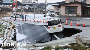 Dozens injured after magnitude 7.5 quake strikes northern Japan