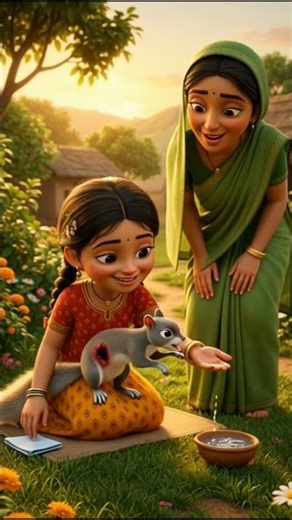 Emotional Story of Komal and Baby Squirrel 🌿