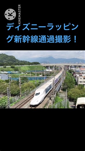 東海道新幹線ディズニーラッピング新幹線［G25］編成 G25Ｗonderful Dreams Shinkansenこだま715号東京発新大阪行き！静岡地区通過撮影！2025.9.14