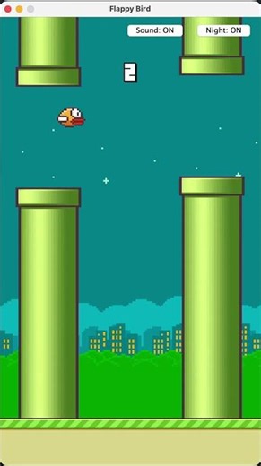 Flappy Bird in Java (Swing) Showcase