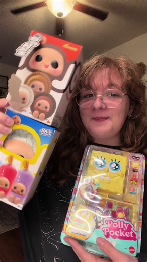 a few trinkets from target! these hyojo mystery box guys and the spongebob polly pocket set is soooo cute #spongebob #pollypocket #hyojo #blindbox #unboxingvideo