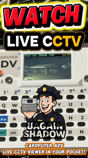 Cardputer ADV — Live CCTV Viewer in Your Pocket! #cardputeradv