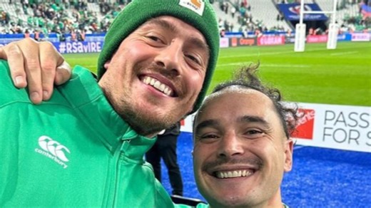 Dermot Kennedy makes sassy move as he's spotted celebrating at Rugby World Cup