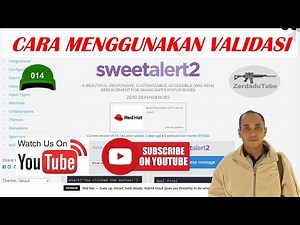 Cara menggunakan Sweetalert2 untuk Validasi Form ---- Crud - PHP - Mysql - Ajax - Jquery
