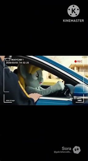 Derpy Hooves gets pulled over by the police #mlp #2026 #derpy #derpyhooves #sora #soraai ￼