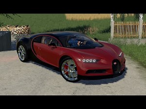 Bugatti Chiron - Farming Simulator 2019 [FS 19 LS19 Luxury Fast Car Mod]