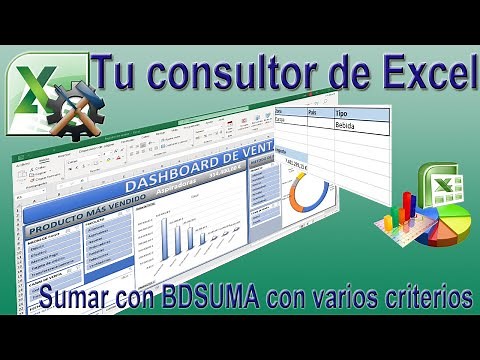 Como sumar importes segun varios criterios con BDSUMA en una tabla de excel