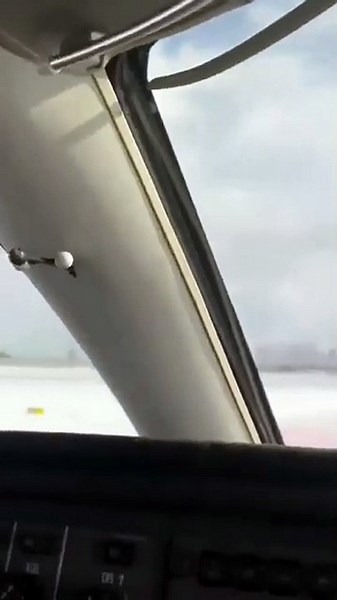 Video Captures Moment Plane Flips Over During Landing at Canadian Airport