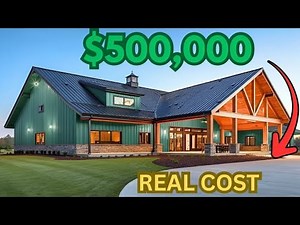 $500K Modern Luxury Barndominium: Complete Real and Honest Guide