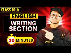 Class 10- Full Writing section in 30 Minutes🔥1 shot with magic tricks🥵