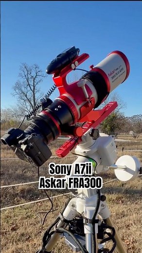 First astrophotography rig. (Dedicated Astro camera is in the mail) #astrophotography #a7ii #space