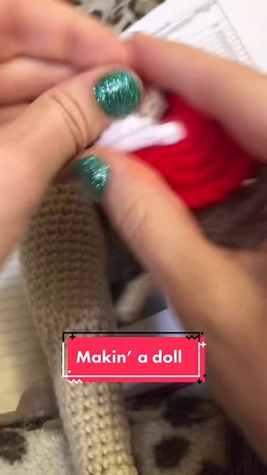 Creating a Crochet Birth Doll | Doll Making Process