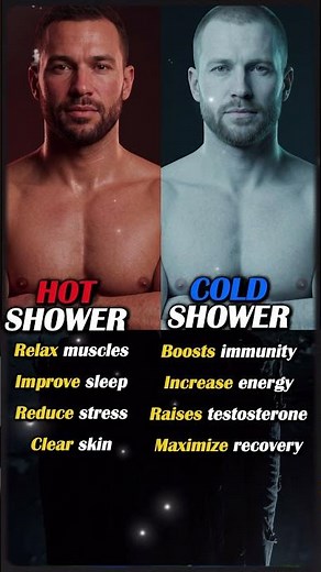 Hot vs. Cold Showers: Which One Is Better for Your Health? 🚿 #psychologyfacts