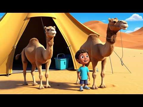Camel Lives in Desert Tent | Fun and Colorful Kids Nursery Rhyme Animation