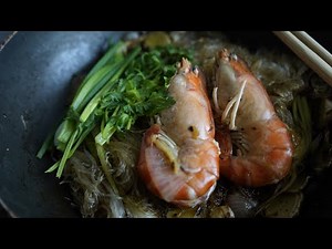 Kuan Lee Cooked 05 : Shrimp Glass Noodle Hot Pot recipe (Thai food) - กุ้งอบวุ้นเส้น อร่อยหอม