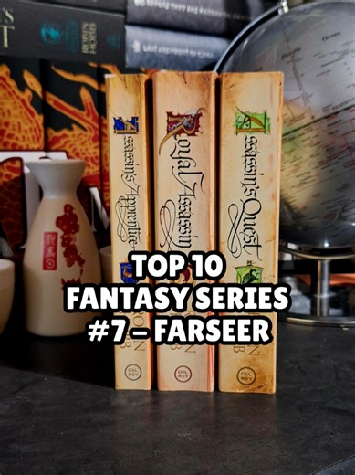 7th ranked in my favorite fantasy series of all time is Farseer by Robin Hobb, the opening trilogy to The Realm of the Elderlings Reading Order: Assassin’s Apprentice Royal Assassin Assassin’s Quest #booktok #tiktoklearningcampaign #mustread #fantasyseries #fantasybooks