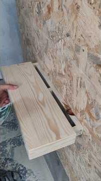 floating wall shelf making