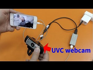 iOS support UVC ?! USB webcam connect to iPad!