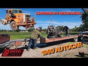 N14 CUMMINS IS SOLD AND GOING IN THIS AUTOCAR! CUTTING UP THE REST