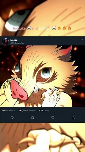 Inosuke and Zenitsu in infinity castle 🔥🔥🔥