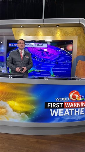 Brace yourself for the polar plunge. WDSU First Warning Weather Meteorologist Derek Sibley explains the steep drop in temperatures. https://www.wdsu.com/article/new-orleans-louisiana-weather-forecast-mild-cold-arctic-air-cold-front/70193196 | WDSU News