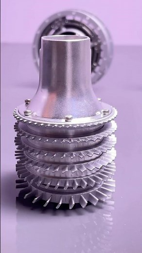 Making an F-35 Jet Engine 6 stage Axial Compressor