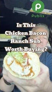 Ranking the Publix Chicken Bacon Ranch Sub #publix #pubsub #shorts