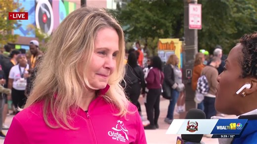 LIVE: Girls on the Run celebrated 20 straight years at the Baltimore Running Festival
