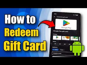 How to REDEEM Google Play GIFT CARD on Android (BEST METHOD)